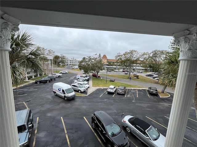 view of vehicle parking