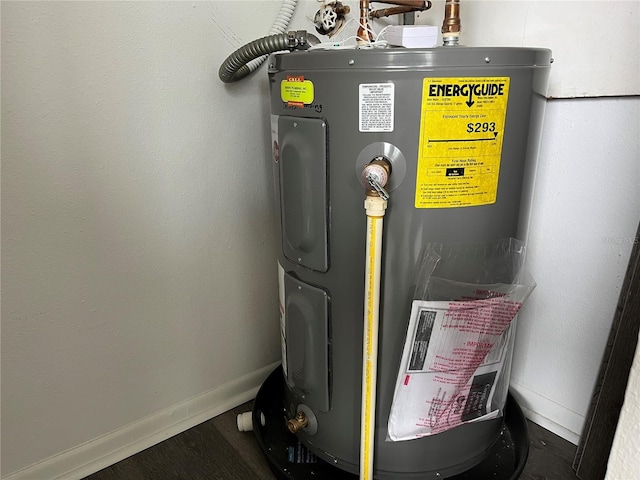 utilities featuring water heater