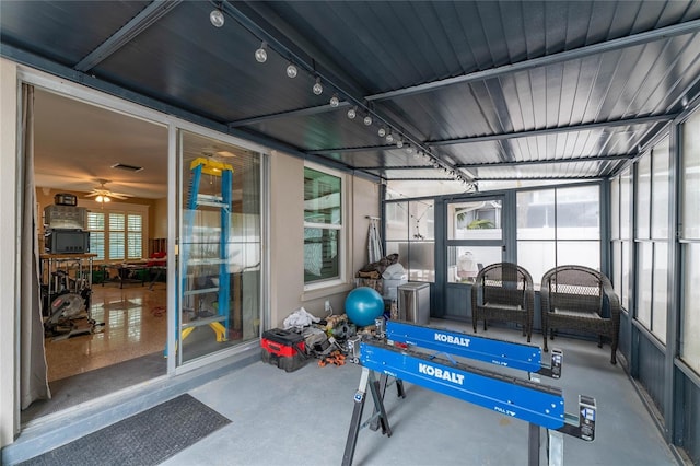 view of exercise room