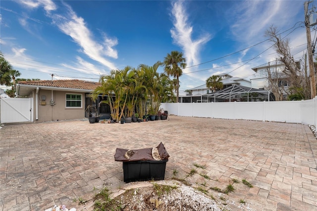 exterior space with a patio