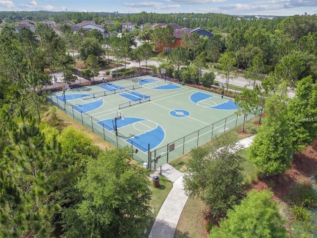 view of sport court