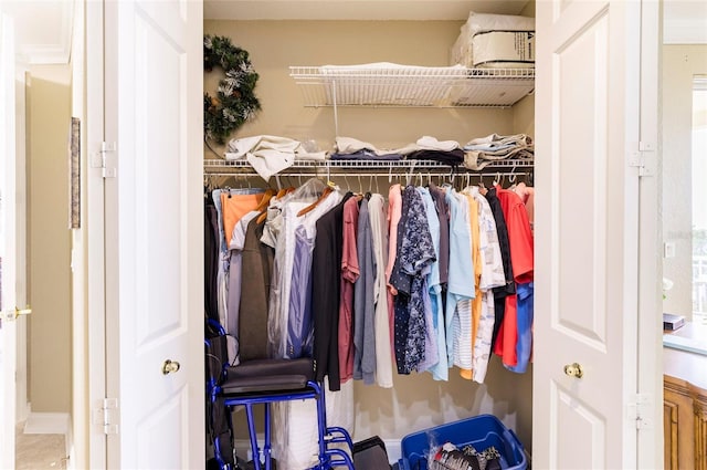 view of spacious closet