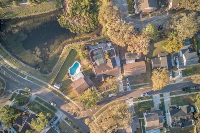 bird's eye view featuring a residential view