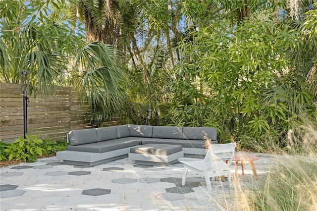 view of patio / terrace with outdoor lounge area