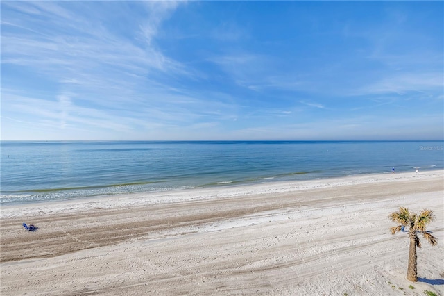 water view featuring a view of the beach