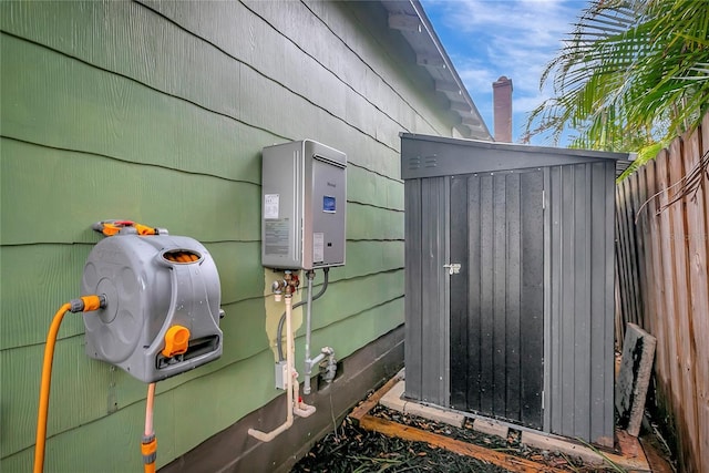 exterior details with fence