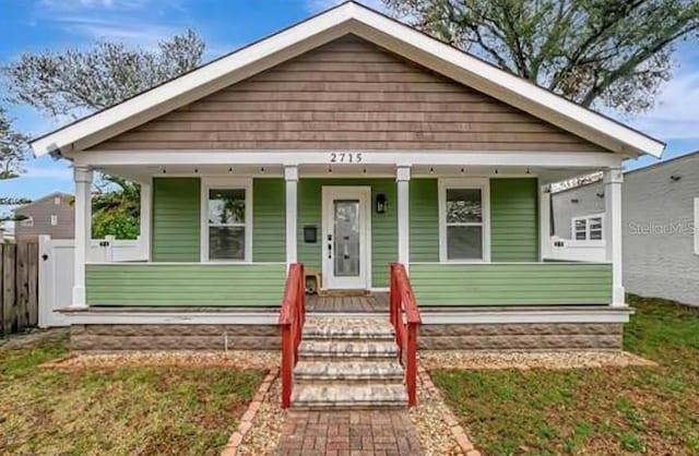 2715 14th Ave N, Saint Petersburg, FL 33713 - view of front of house with covered porch
