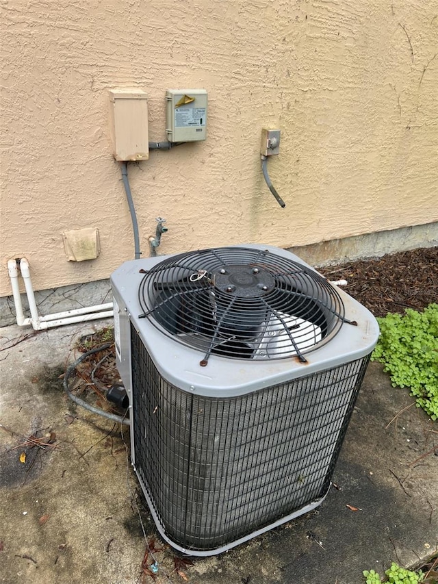 exterior details with cooling unit