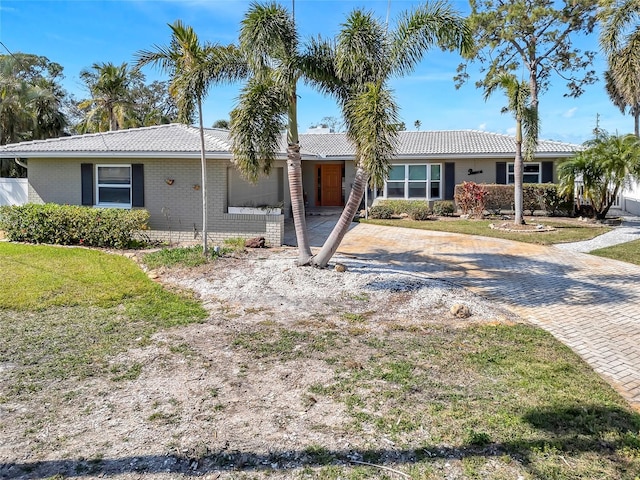 view of ranch-style house