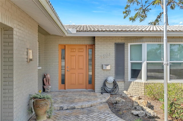 view of entrance to property