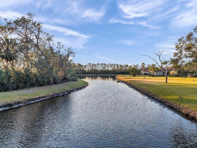 view of water feature