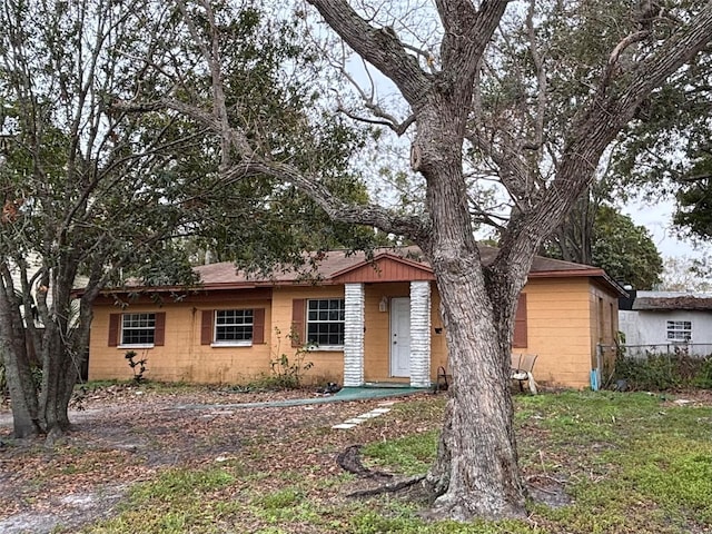 view of ranch-style house