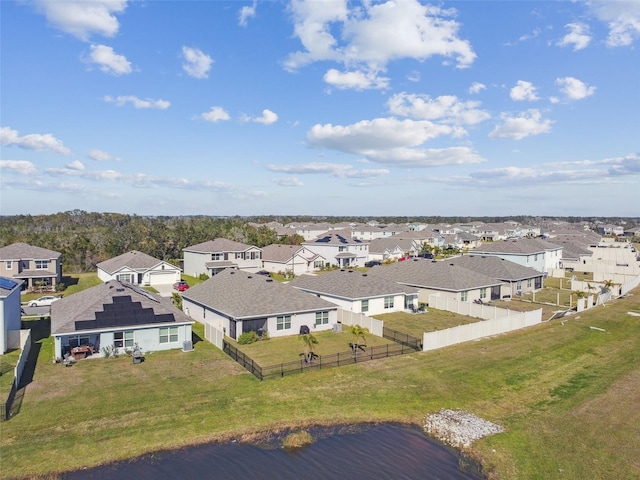 birds eye view of property featuring a residential view