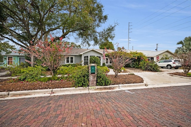 view of front of home