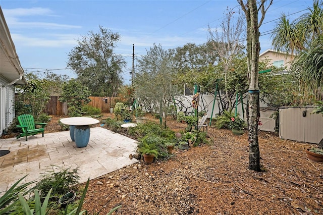 view of yard with a patio