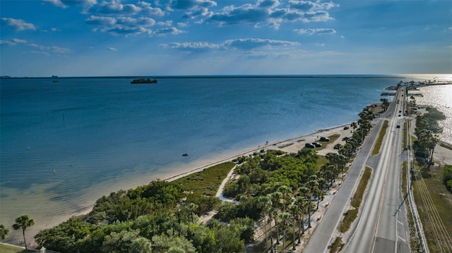 water view with a beach view