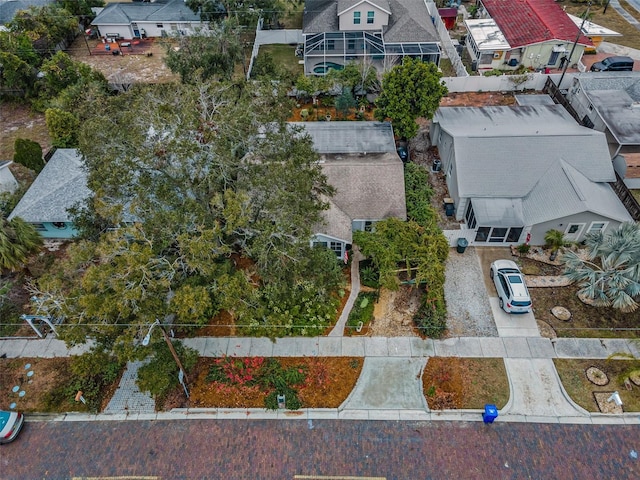 546 Orangewood Dr, Dunedin, FL 34698 - aerial perspective of suburban area