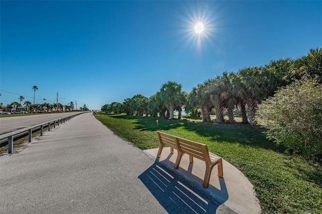546 Orangewood Dr, Dunedin, FL 34698 - view of property's community featuring a lawn
