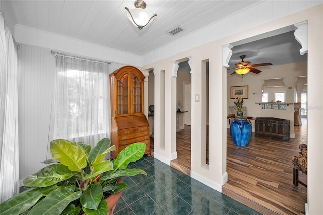 546 Orangewood Dr, Dunedin, FL 34698 - doorway to property featuring a porch