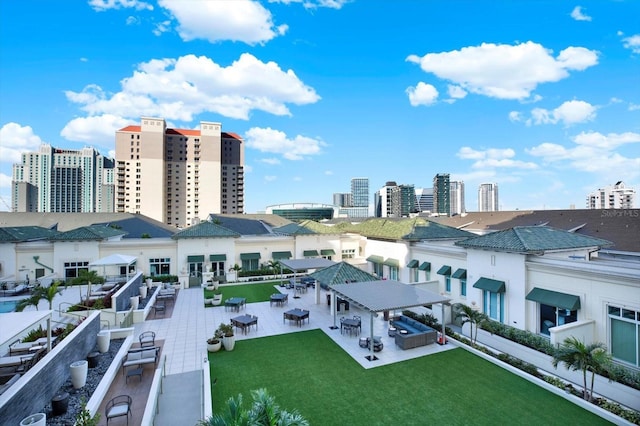 450 Knights Run Ave Unit 605, Tampa, FL 33602 - drone / aerial view