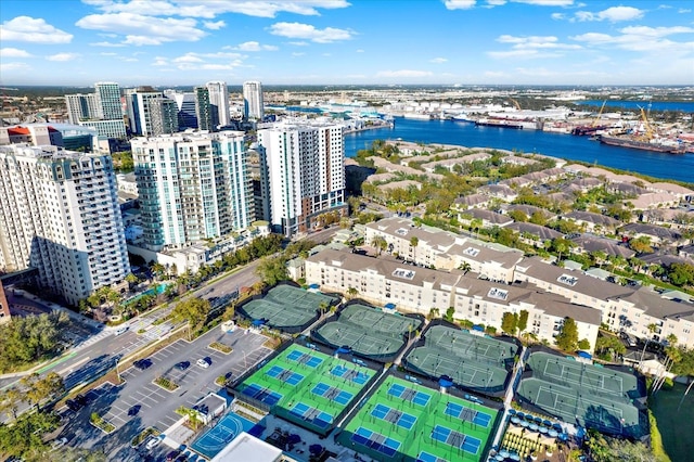 450 Knights Run Ave Unit 605, Tampa, FL 33602 - aerial view with a water view