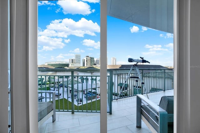 450 Knights Run Ave Unit 605, Tampa, FL 33602 - balcony featuring a water view