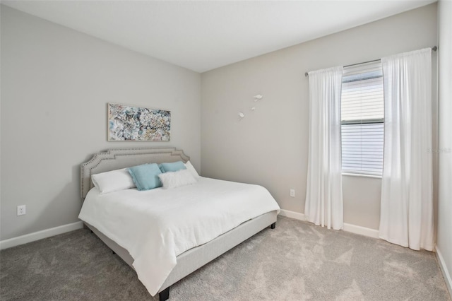 bedroom featuring carpet flooring