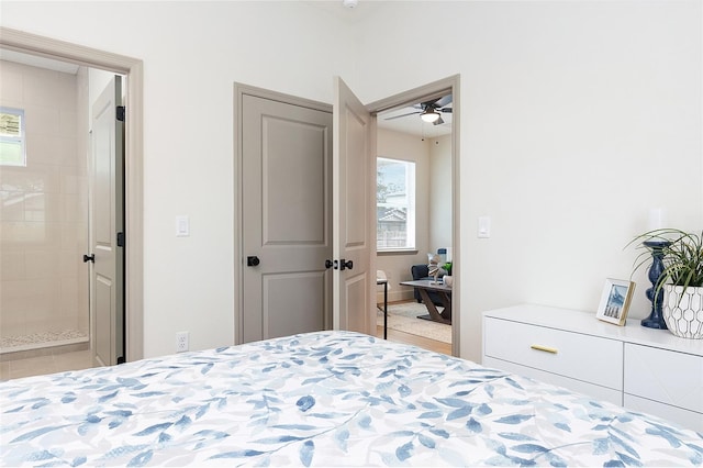 bedroom featuring ensuite bath