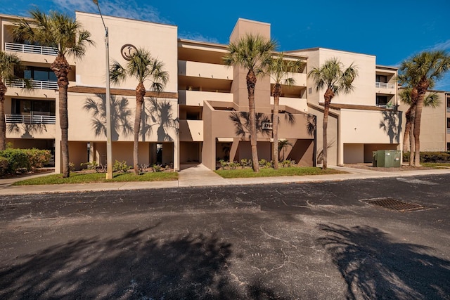 view of property with central AC unit