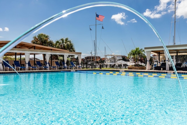 view of swimming pool