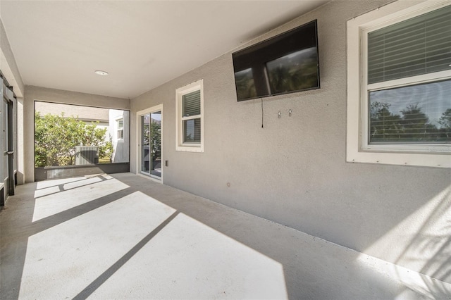 view of patio featuring cooling unit