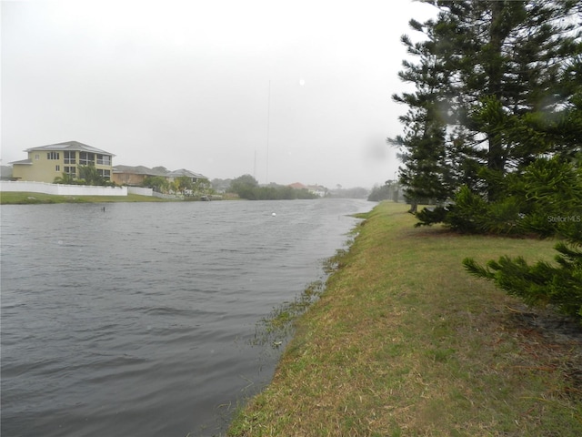 view of water feature