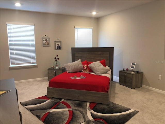 bedroom featuring carpet floors