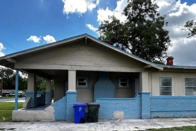 view of front of home