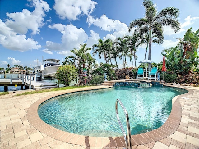 view of pool