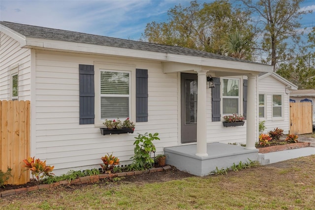 ranch-style house with a front lawn