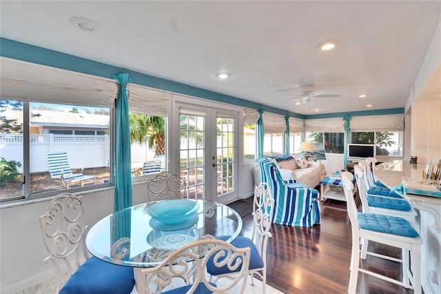 2589 Redwood Cir, Clearwater, FL 33763 - sunroom / solarium featuring french doors