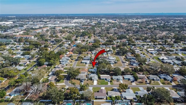 2589 Redwood Cir, Clearwater, FL 33763 - aerial overview of property's location