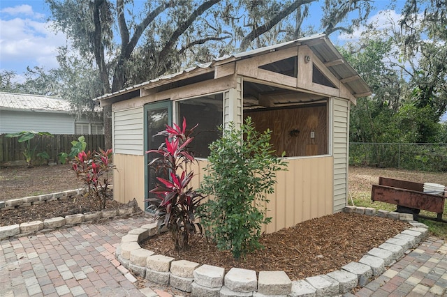 view of outbuilding