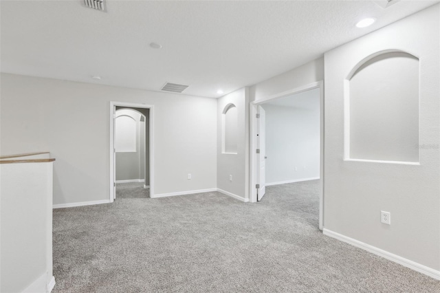 empty room with light carpet