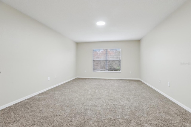 unfurnished room with carpet flooring