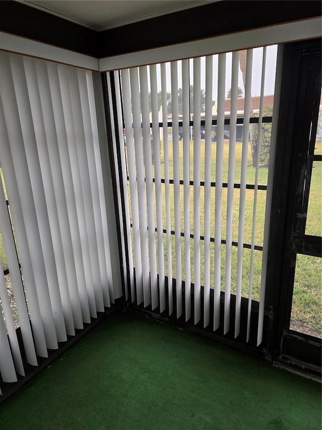 unfurnished sunroom featuring a healthy amount of sunlight