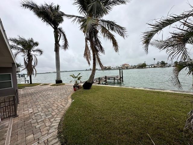 exterior space featuring a boat dock