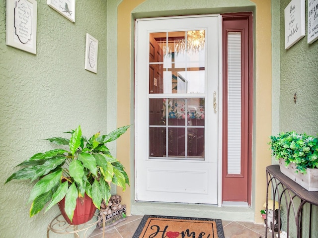 view of entrance to property