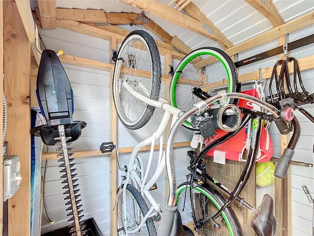 view of storage room