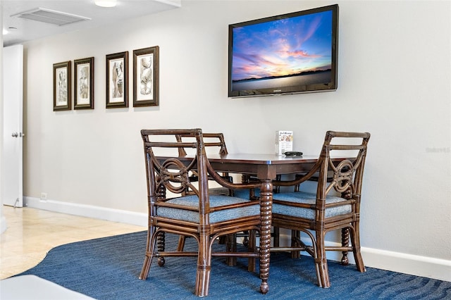 view of dining room