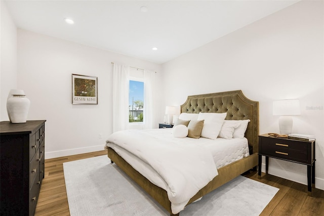 460 87th Ave N, Saint Petersburg, FL 33702 - bedroom with baseboards, wood finished floors, and recessed lighting