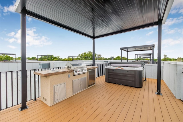 460 87th Ave N, Saint Petersburg, FL 33702 - deck featuring grilling area, a sink, and area for grilling