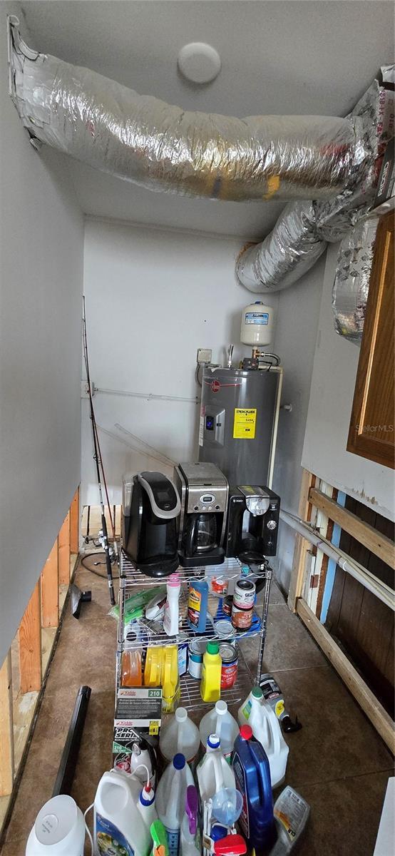 kitchen with water heater