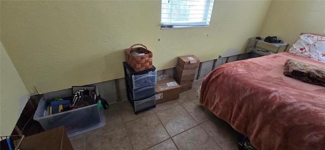 view of tiled bedroom